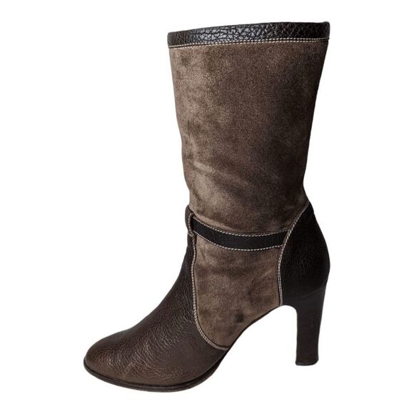 MICHAEL KORS Brown Suede Slouchy Boot Size 8.5 - Picture 6 of 9